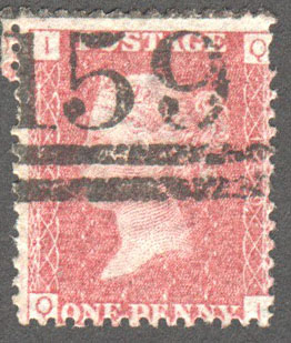 Great Britain Scott 33 Used Plate 149 - QI - Click Image to Close